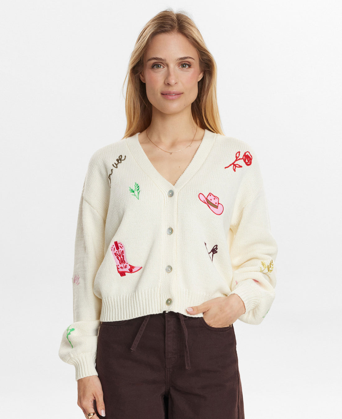 Nuwally Cardigan - Pristine