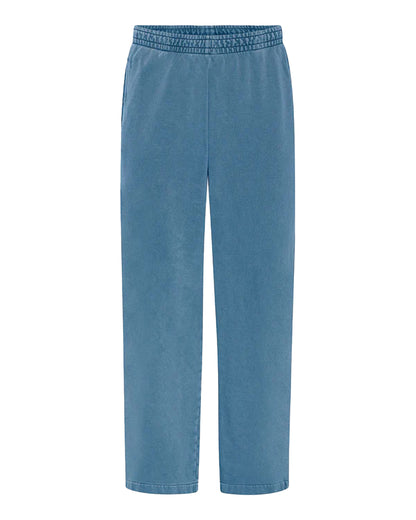 Organic Straight Leg Sweatpants - Faded Indigo