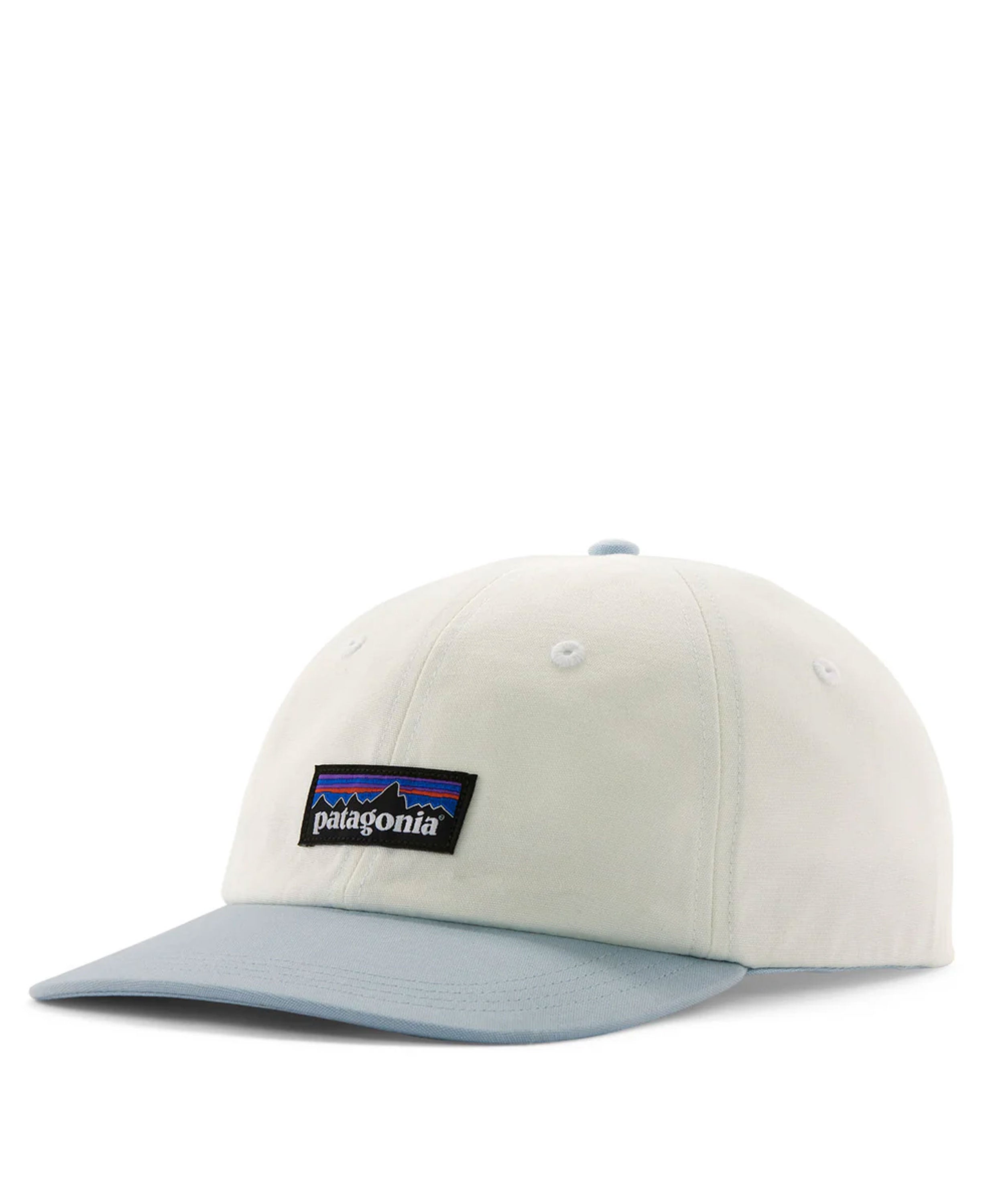 P-6 Label Trad Cap - Birch White W/Fleck Blue