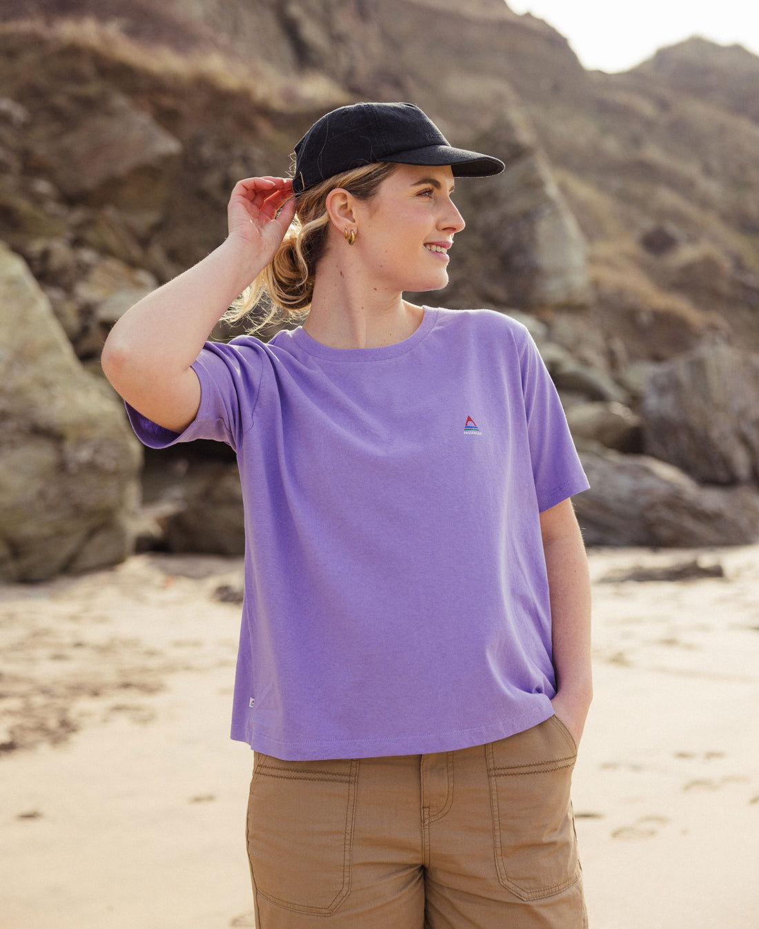 Classic Recycled Cotton T-Shirt - Retro Purple