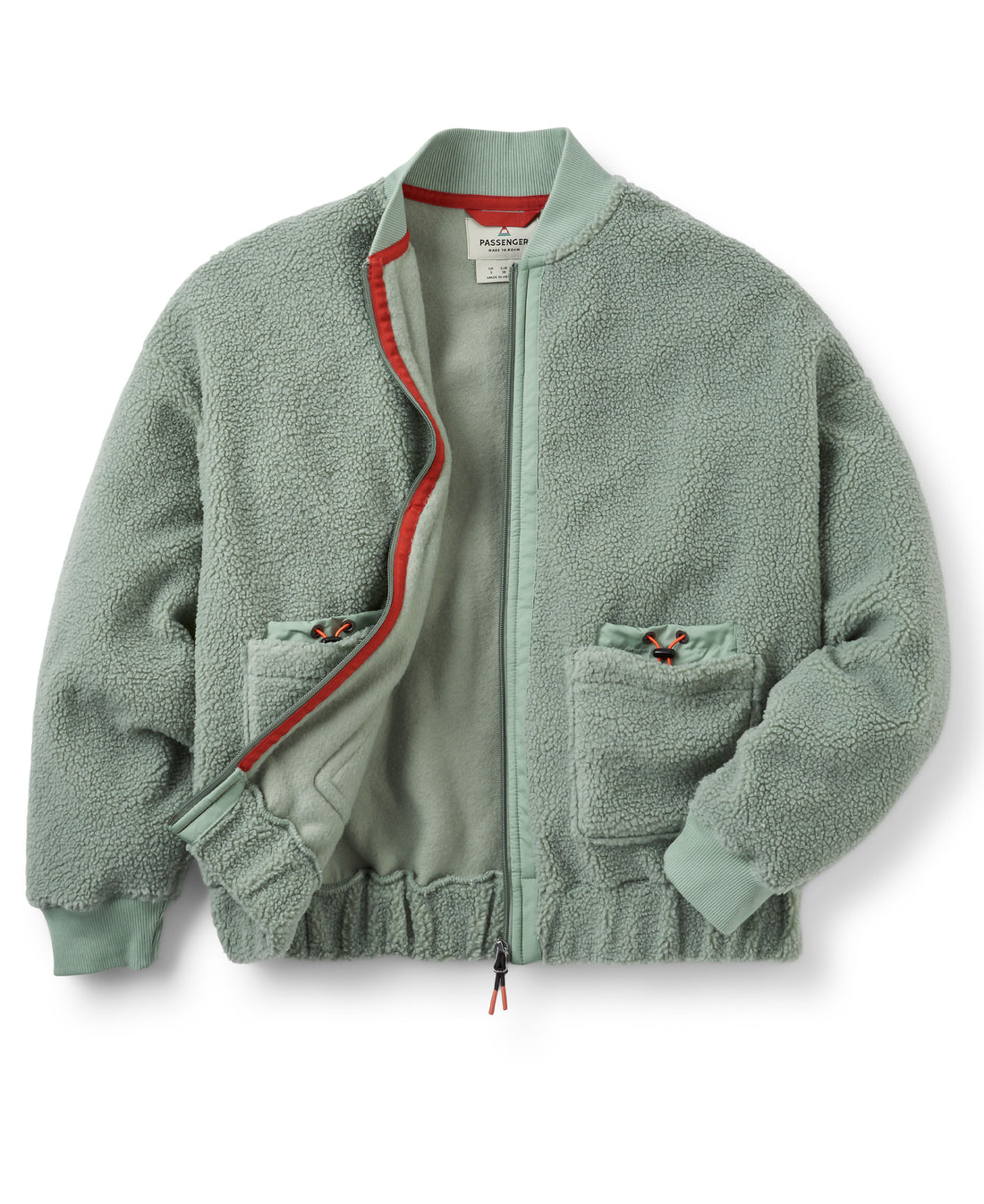 Lucia Recycled Sherpa Fleece - Pistachio