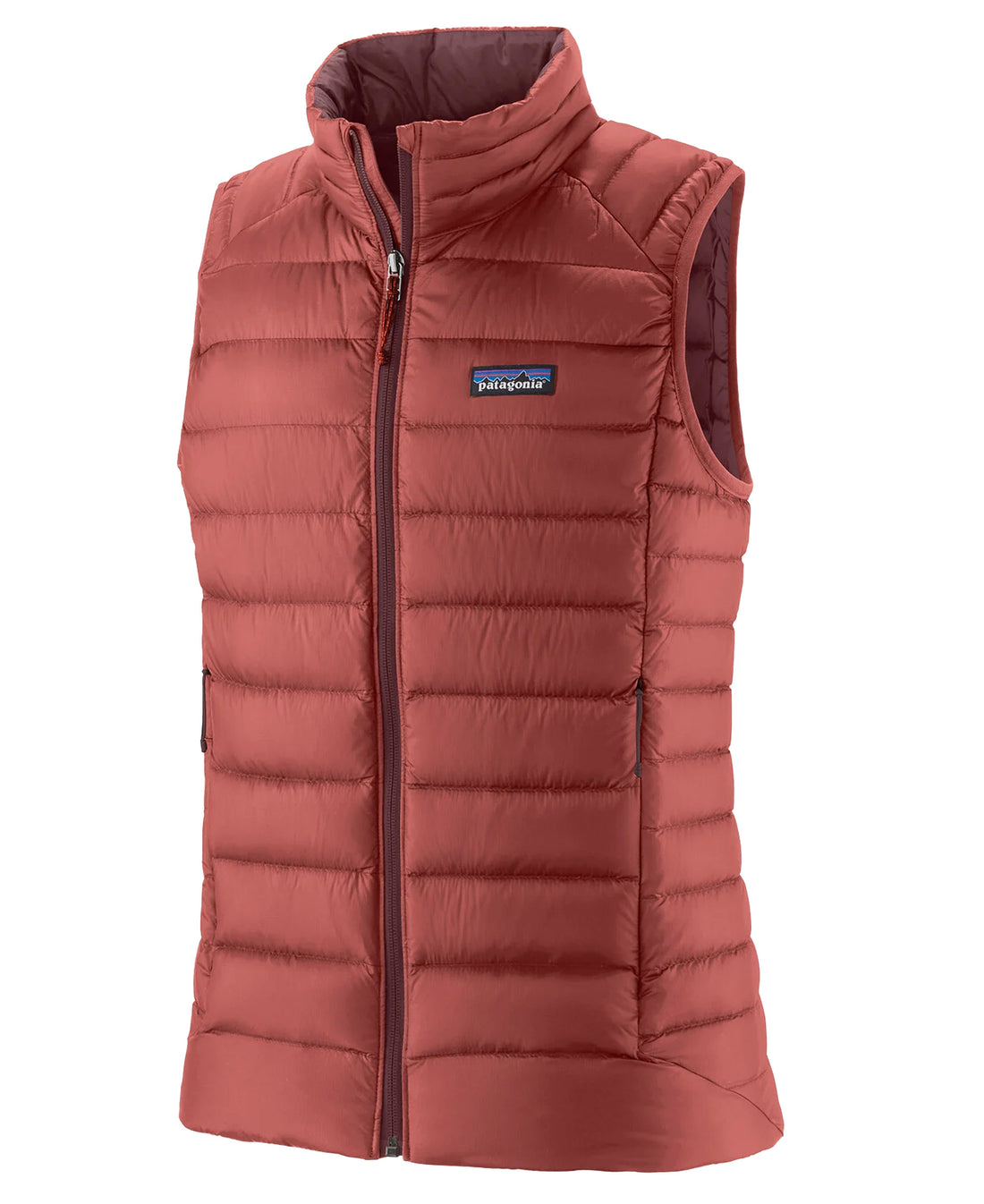 Down Sweater Vest - Potters Red
