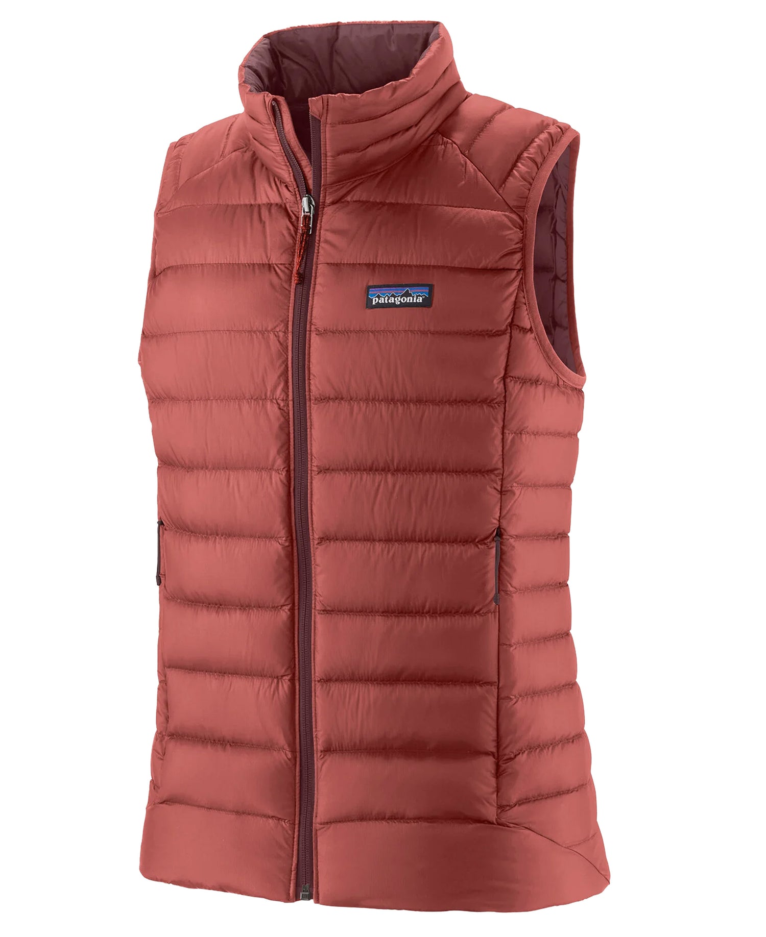 Down Sweater Vest - Potters Red