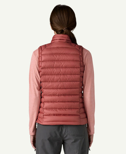 Down Sweater Vest - Potters Red