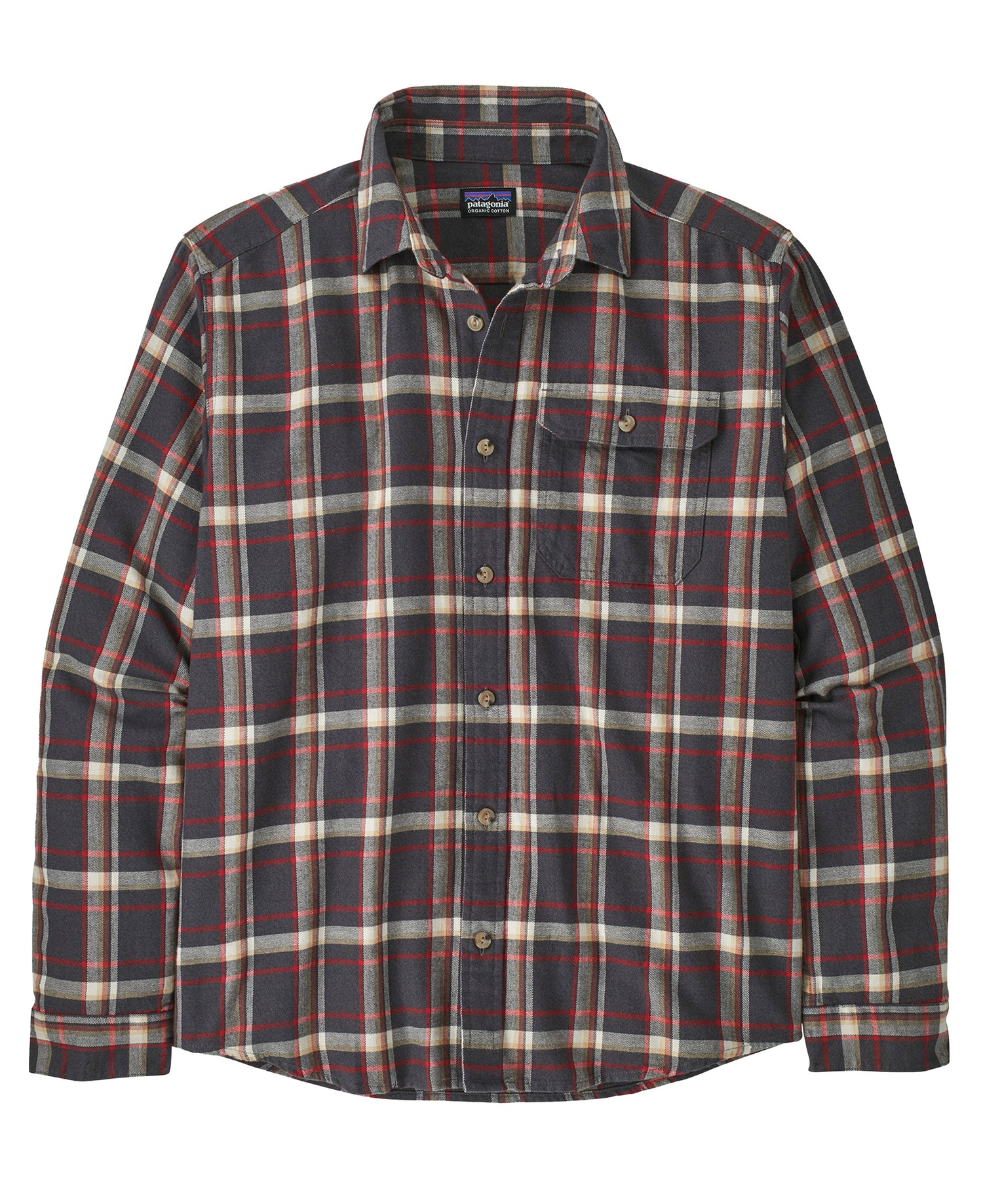 Lightweight Fjord Flannel Shirt - Major: Ink Black