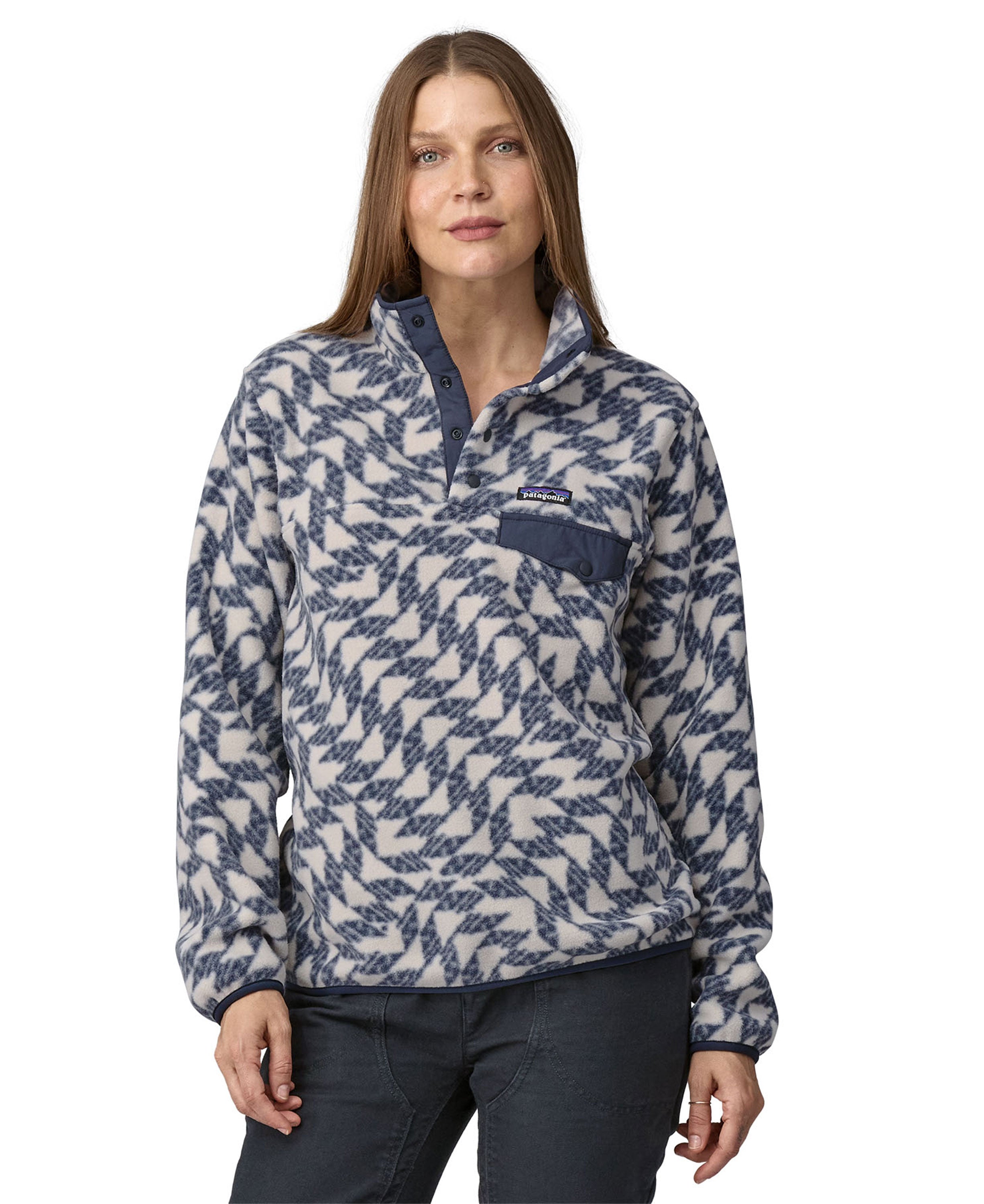 Patagonia patterned pullover deals