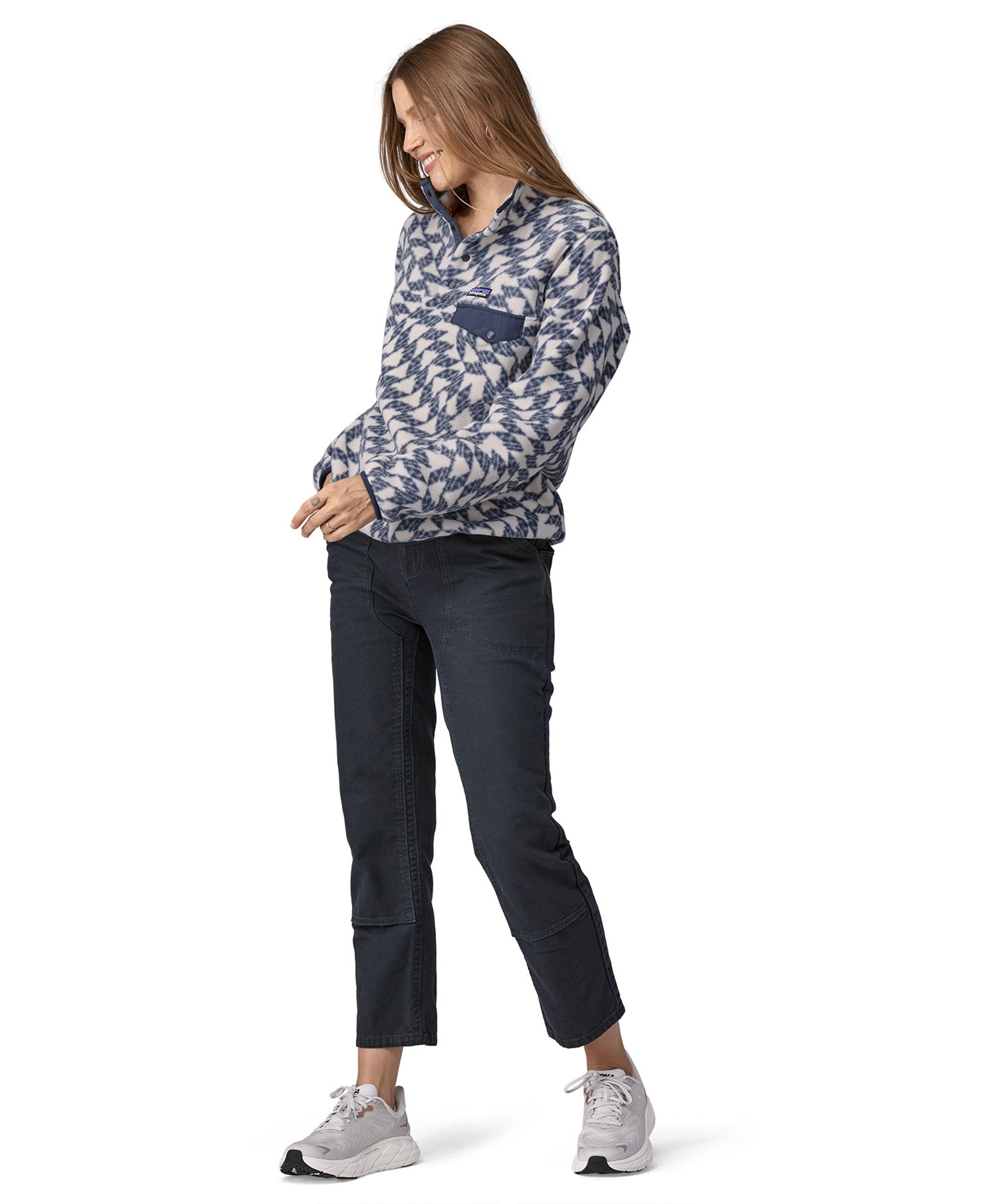 Lightweight Synchilla Snap-T Pullover - Synched Flight Small: Natural