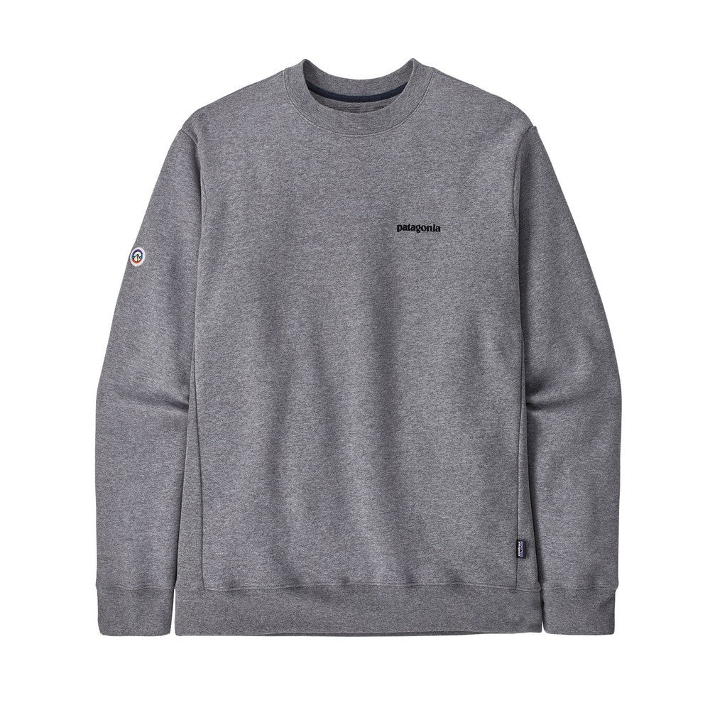 Fitz Roy Icon Uprisal Crew Sweatshirt - Gravel Heather