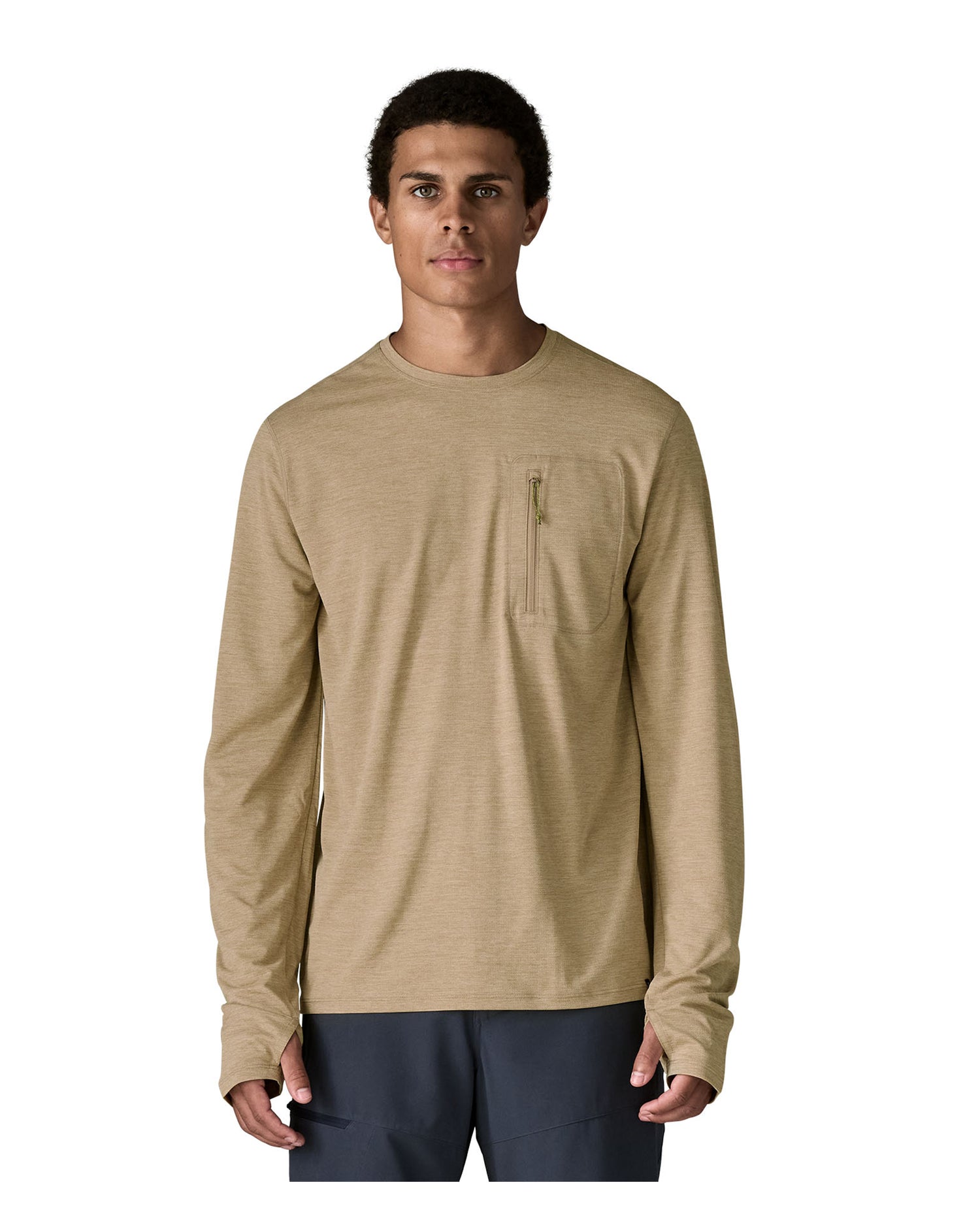 L/S Cap Cool Sun Shirt - Seabird Grey - Light Seabird Grey X-Dye