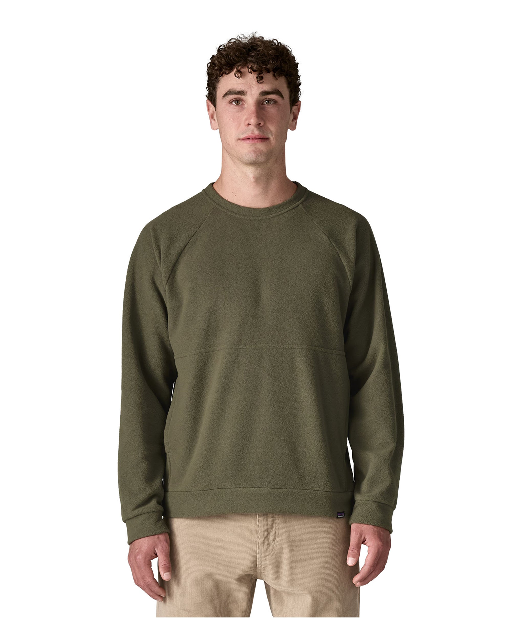 Micro D Crewneck - Basin Green