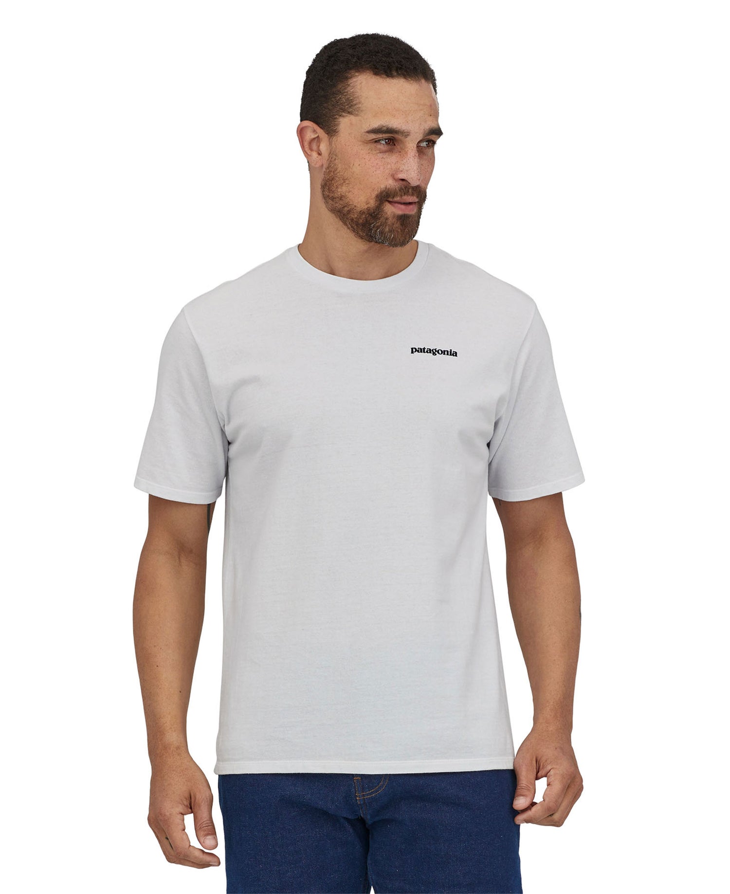 P-6 Logo Responsibili-Tee Mens - White