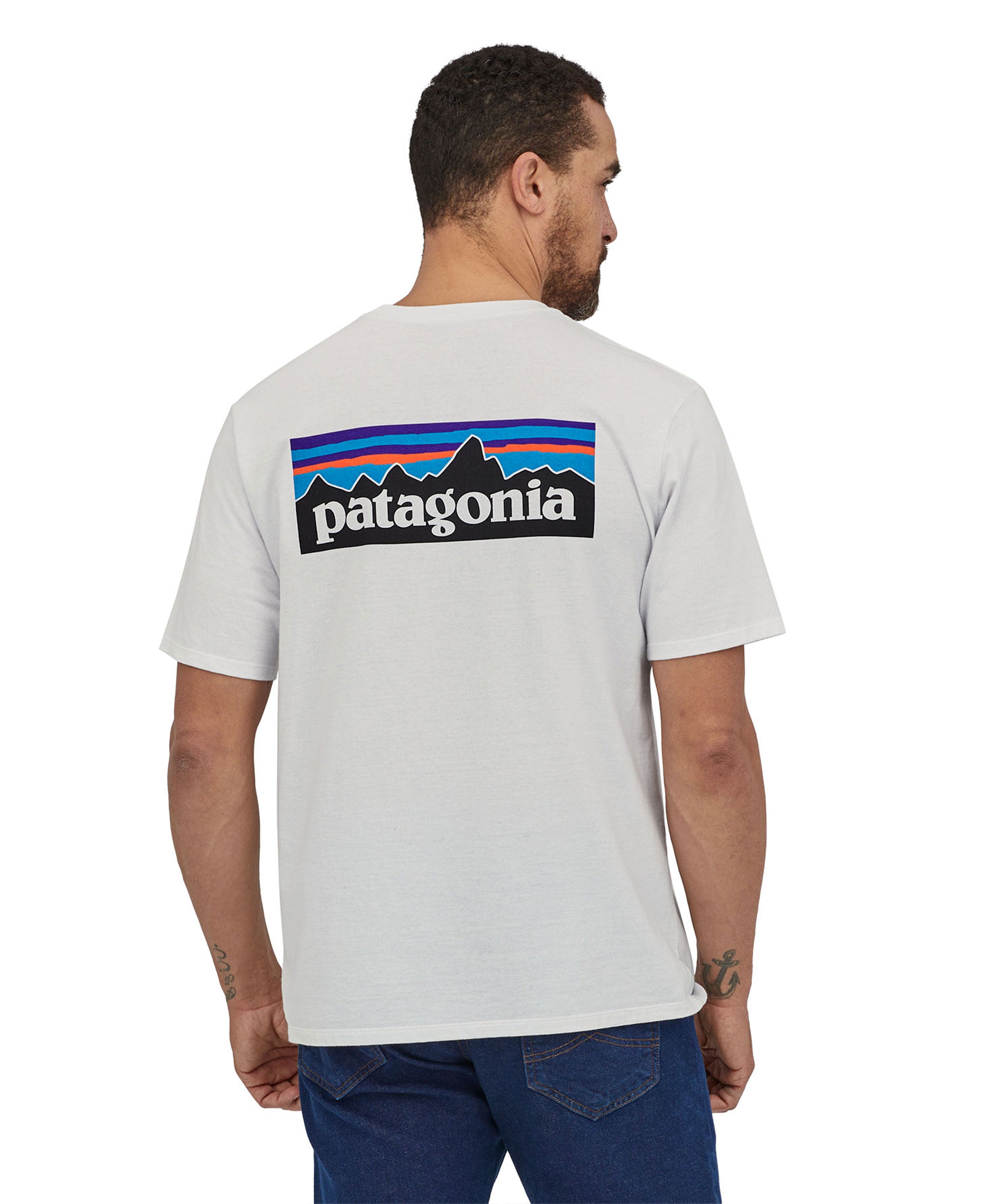 P-6 Logo Responsibili-Tee Mens - White