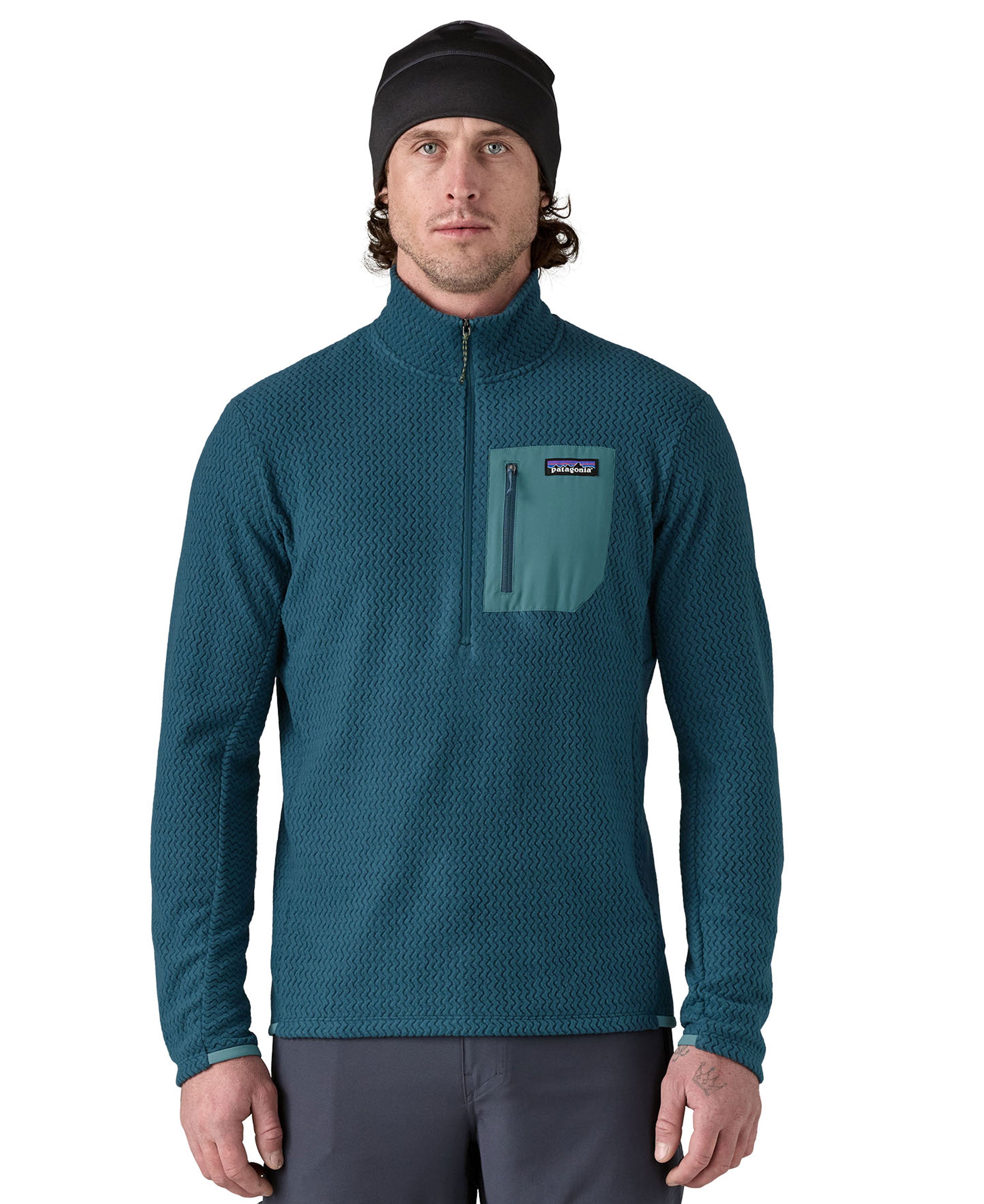 R1 Air Zip Neck Fleece - Tidal Teal