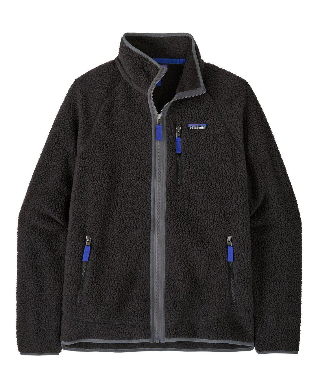 Retro Pile Jacket - Black W/Forge Grey