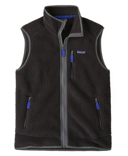 Retro Pile Vest - Black W/Forge Grey