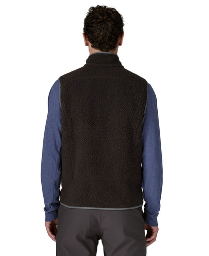 Retro Pile Vest - Black W/Forge Grey