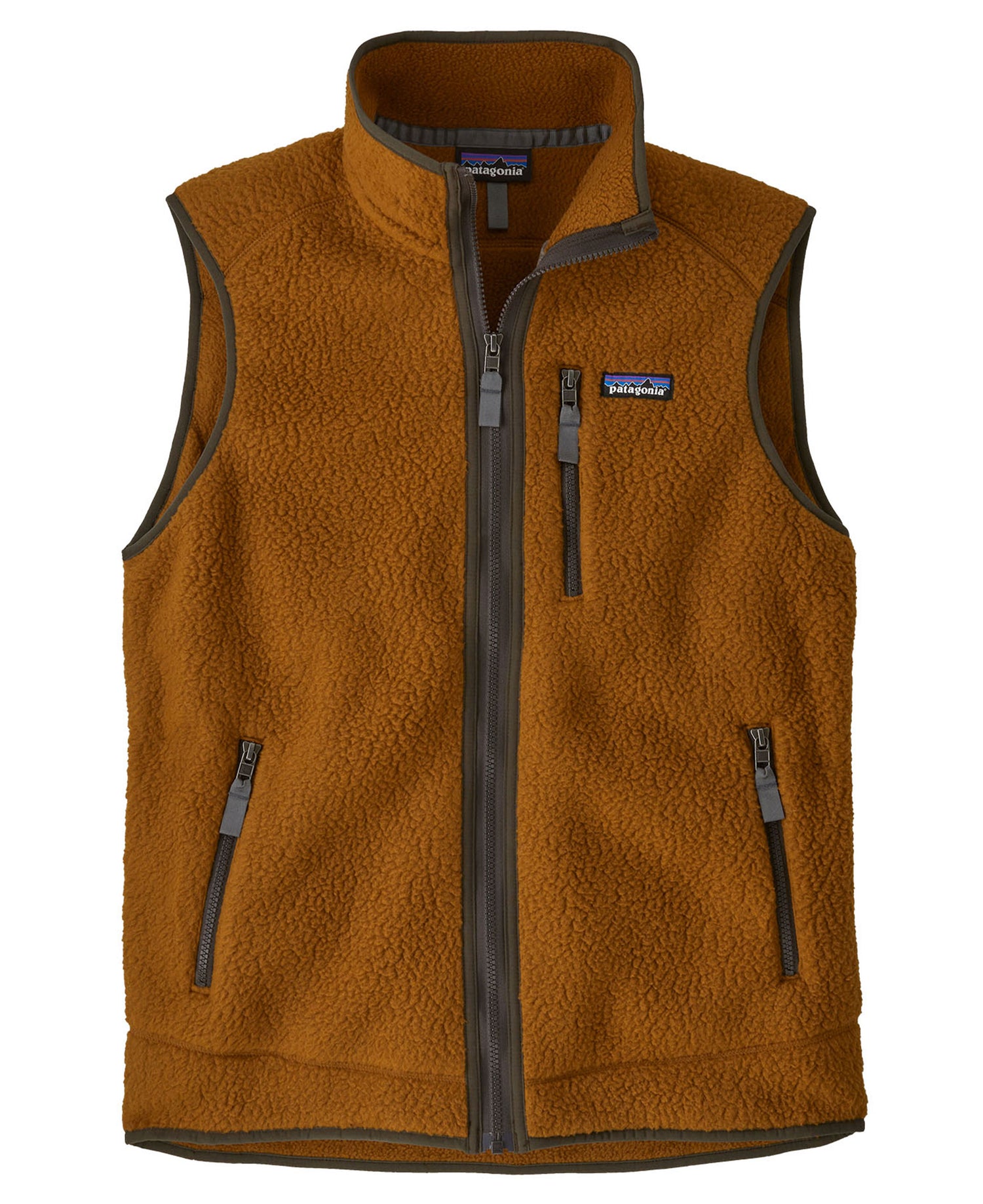 Retro Pile Vest - Shelter Brown