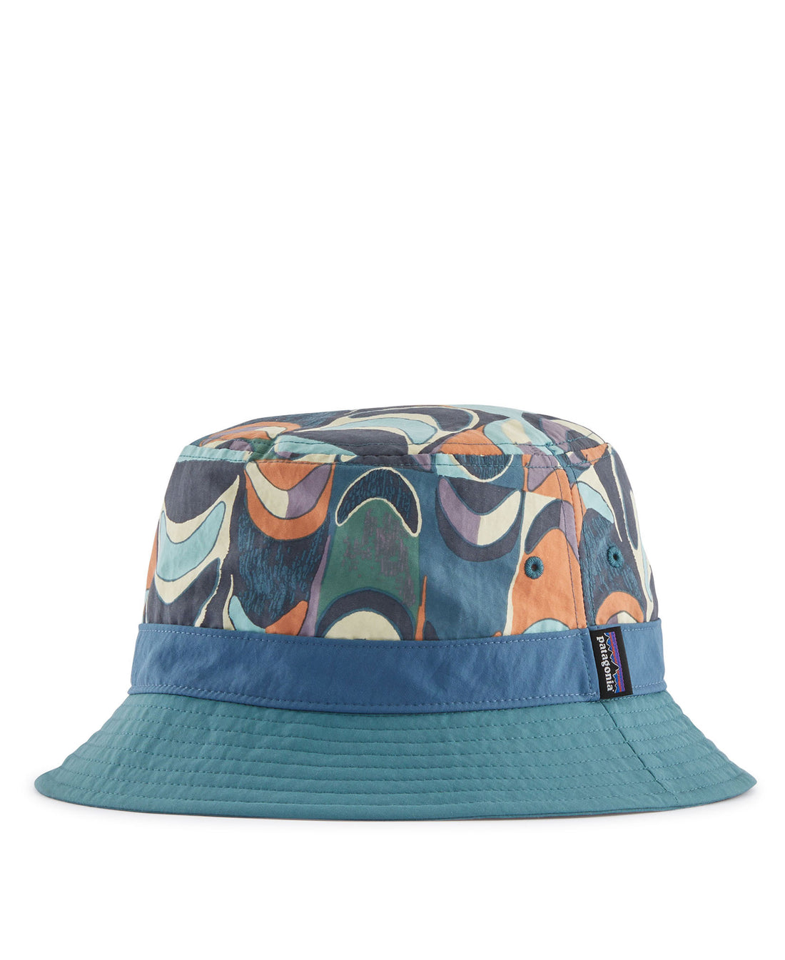 Wavefarer Bucket Hat - Swallowtail Geo: Still Blue