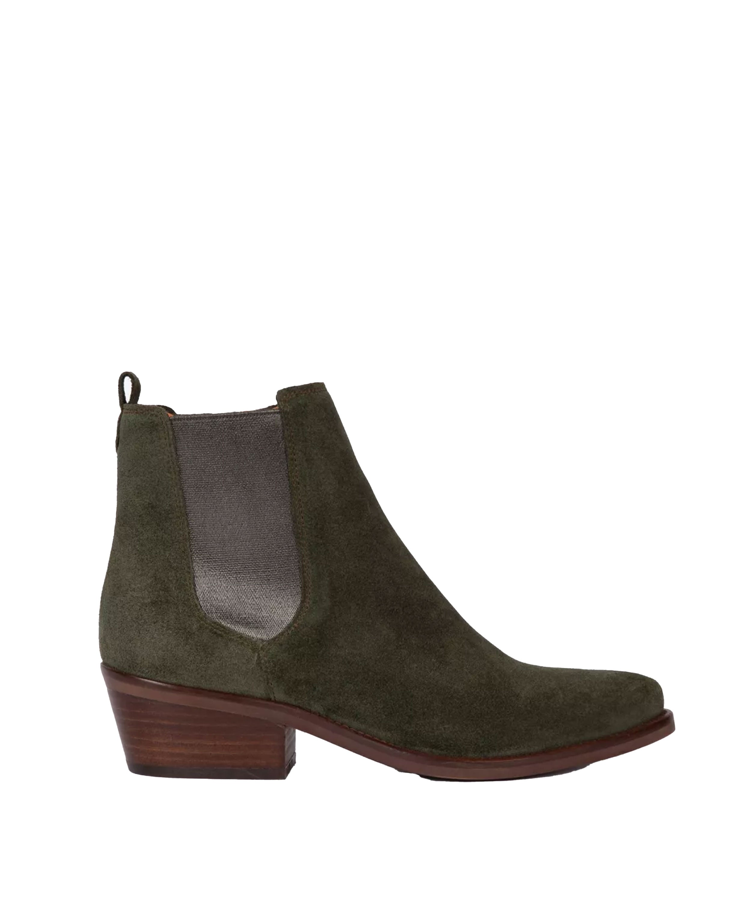Rove Suede Boot - Khaki/Pewter