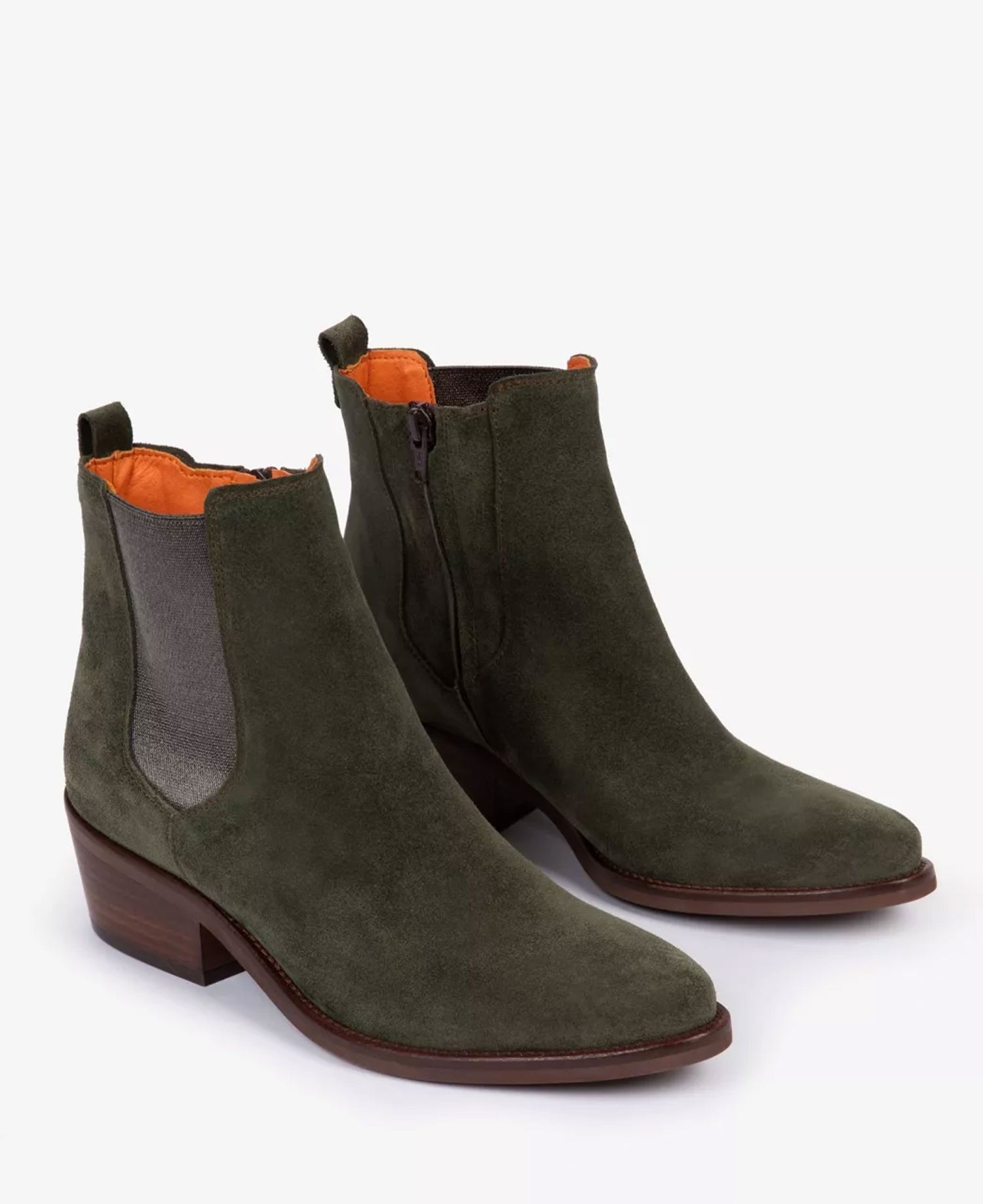 Rove Suede Boot - Khaki/Pewter