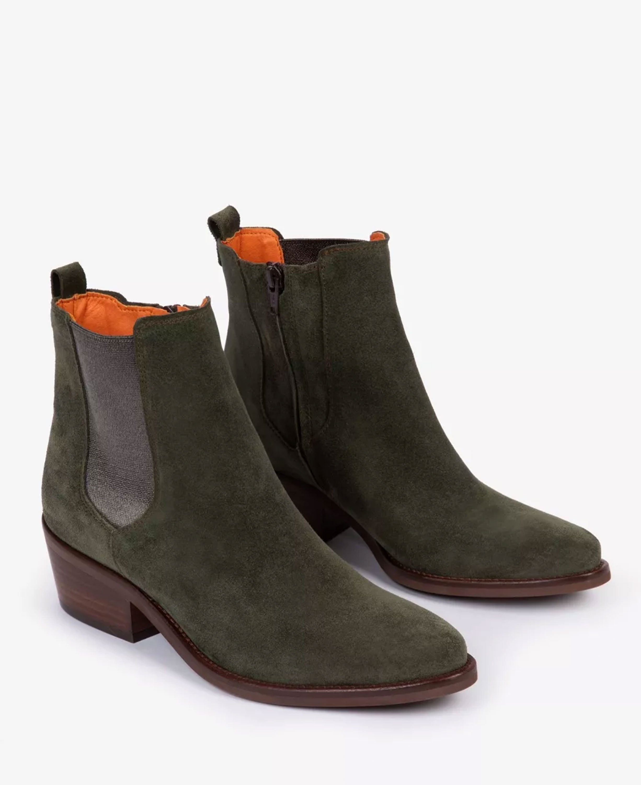 Rove Suede Boot - Khaki/Pewter