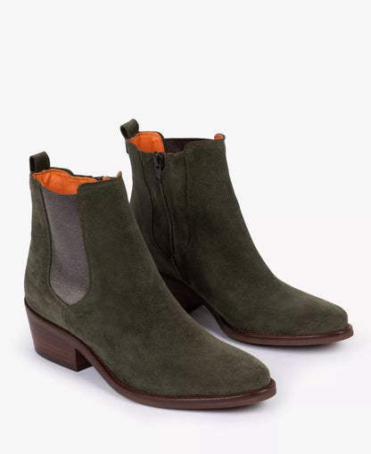 Rove Suede Boot - Khaki/Pewter