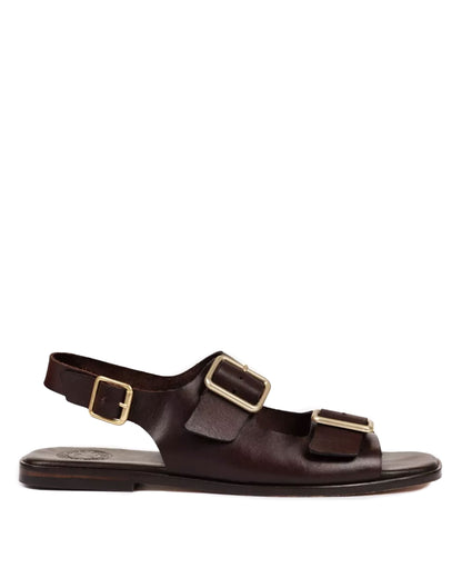 Portobello Leather Sandal - Bitter Chocolate