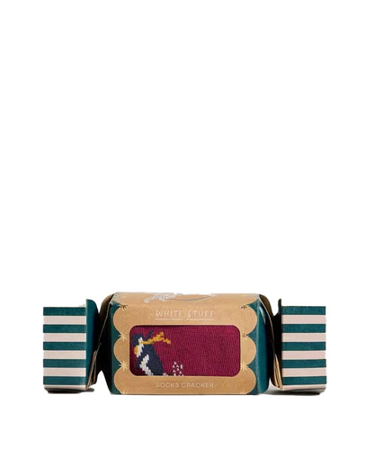 Skiing Penguins In A Cracker - Red Mlt