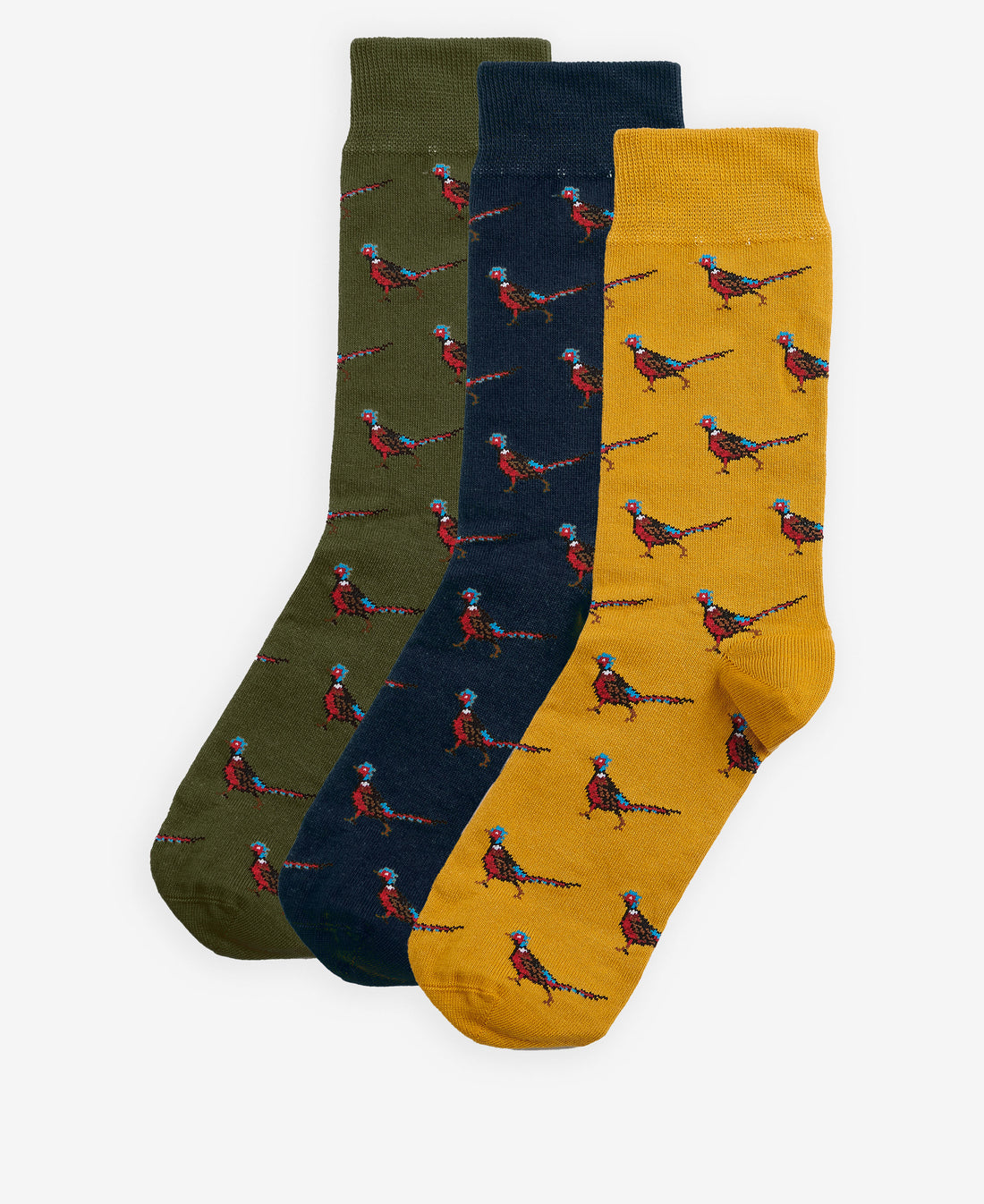 Pheasant Socks Gift Box - Forest Mist