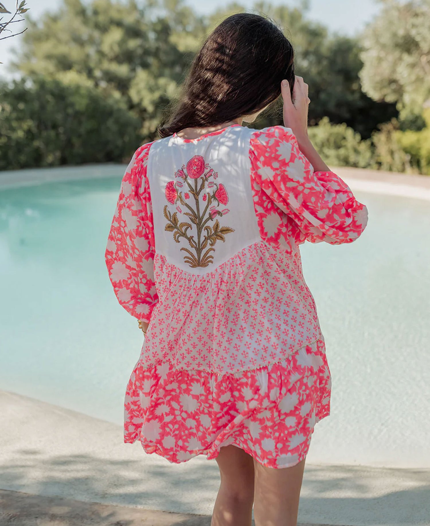 Amber Dress - Orange Neon