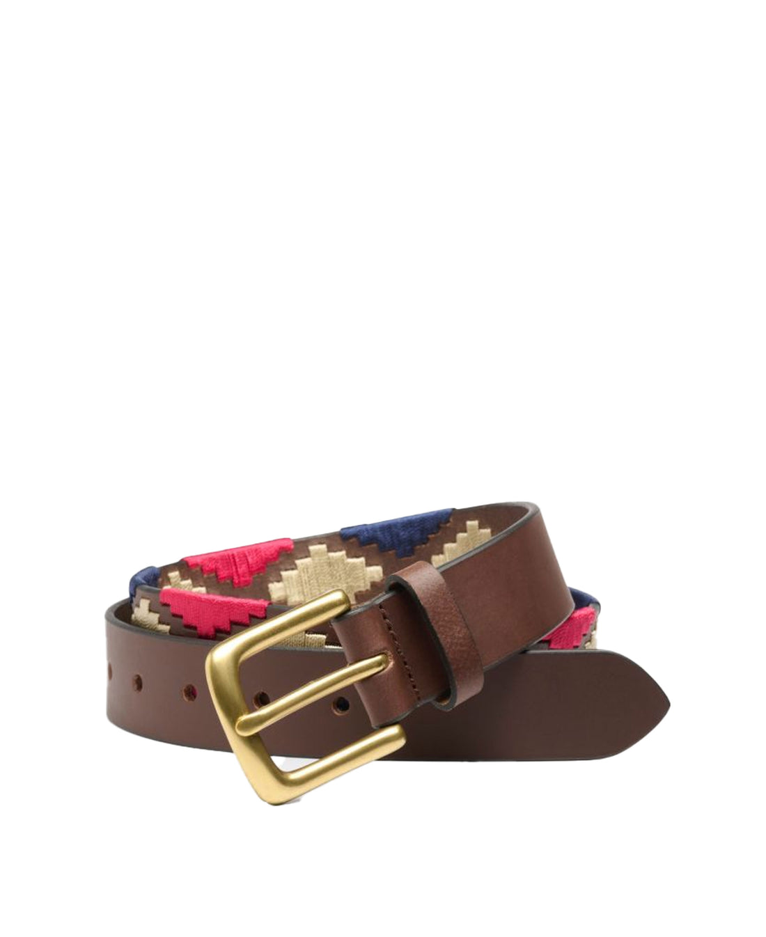 Polo Belt - Pink/Navy/White