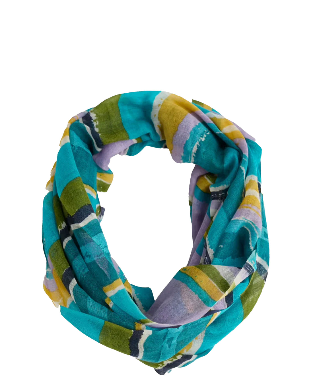 Pretty Circle Scarf - Headland Stripe Mix