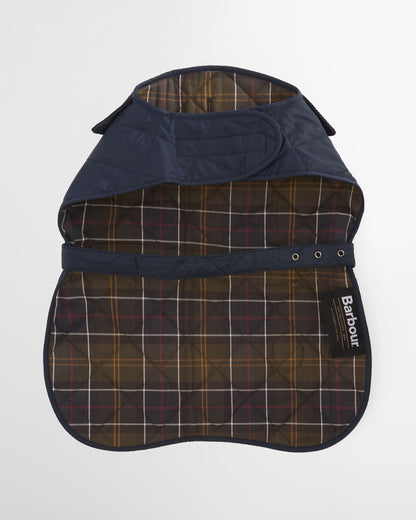 Quilted Dog Coat - Dark Navy