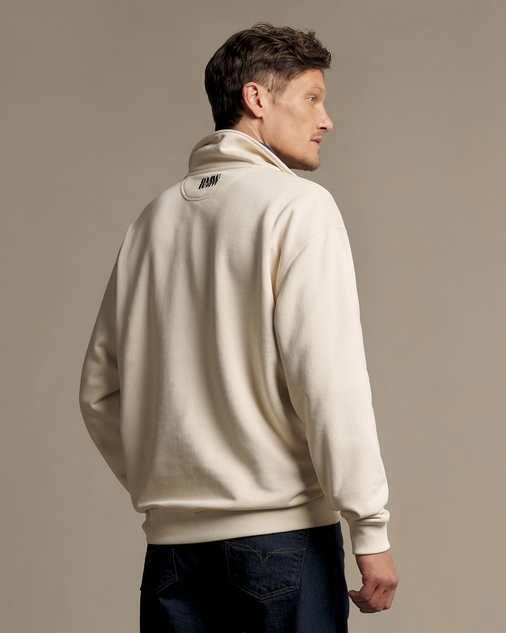 Classic RMW 1/4 Zip - Ecru