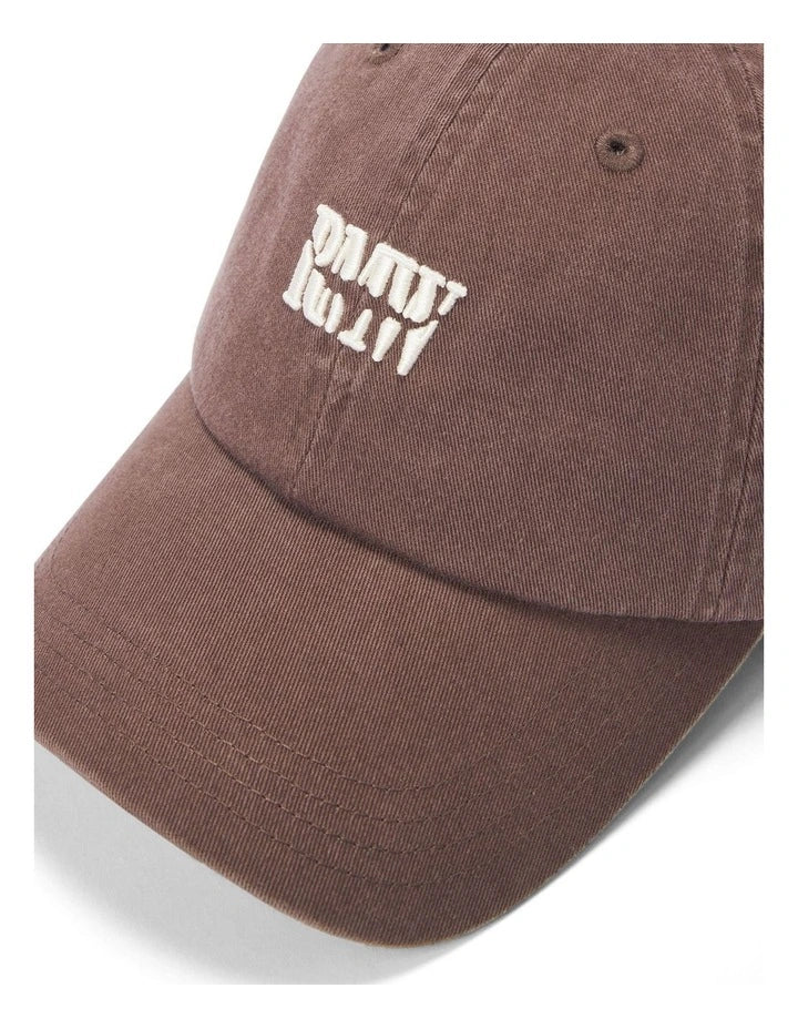 Branded Twill Cap - Black Apple