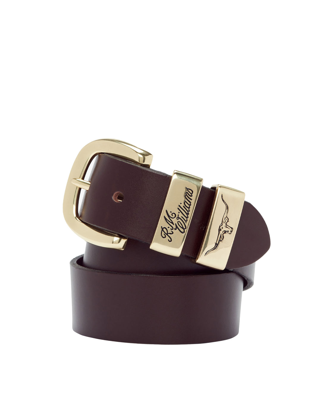 Drover Belt - Chestnut/Brass Buckle