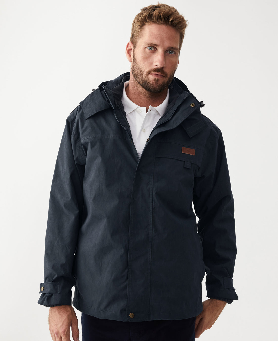 Rockley Jacket - Navy/Ironbark