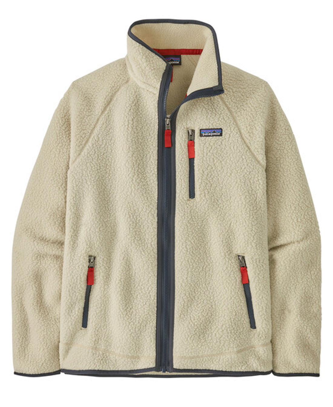 Retro Pile Jacket - Pelican W/Smolder Blue