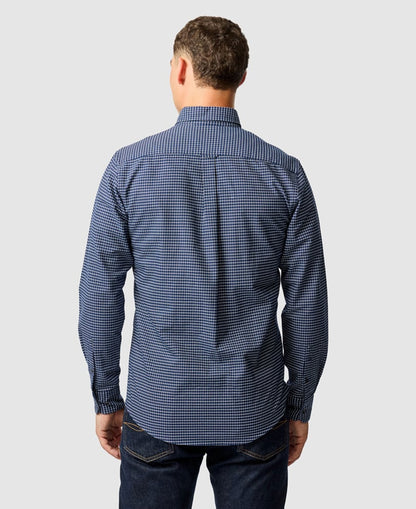 Gunn Check Oxford 5 - Midnight