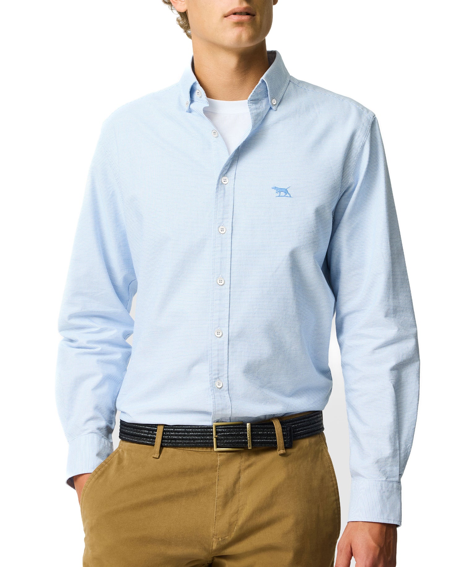 Gunn Oxford Shirt - Powder Blue
