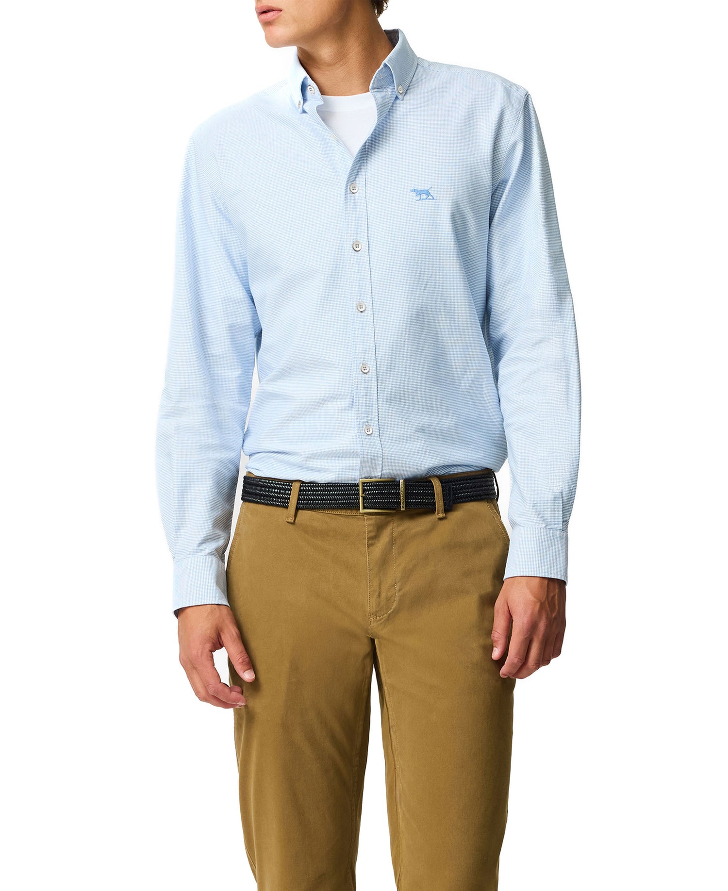 Gunn Oxford Shirt - Powder Blue