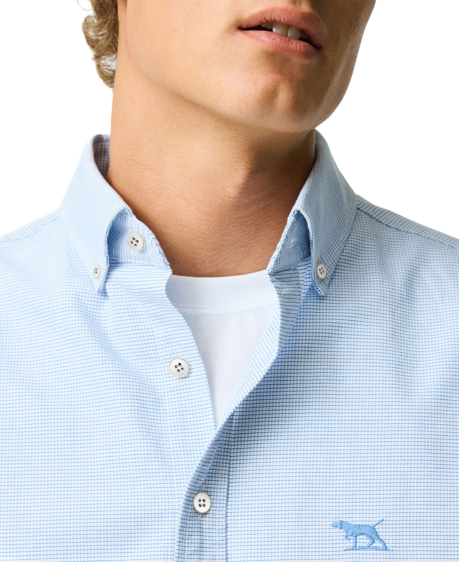 Gunn Oxford Shirt - Powder Blue