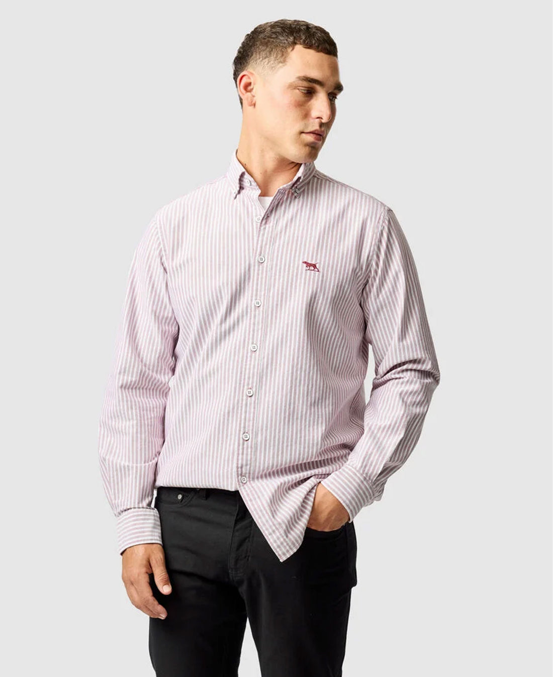 Gunn Oxford Stripe 4 - Poppy