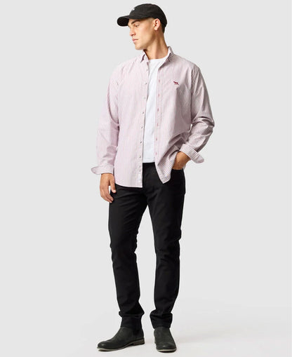 Gunn Oxford Stripe 4 - Poppy