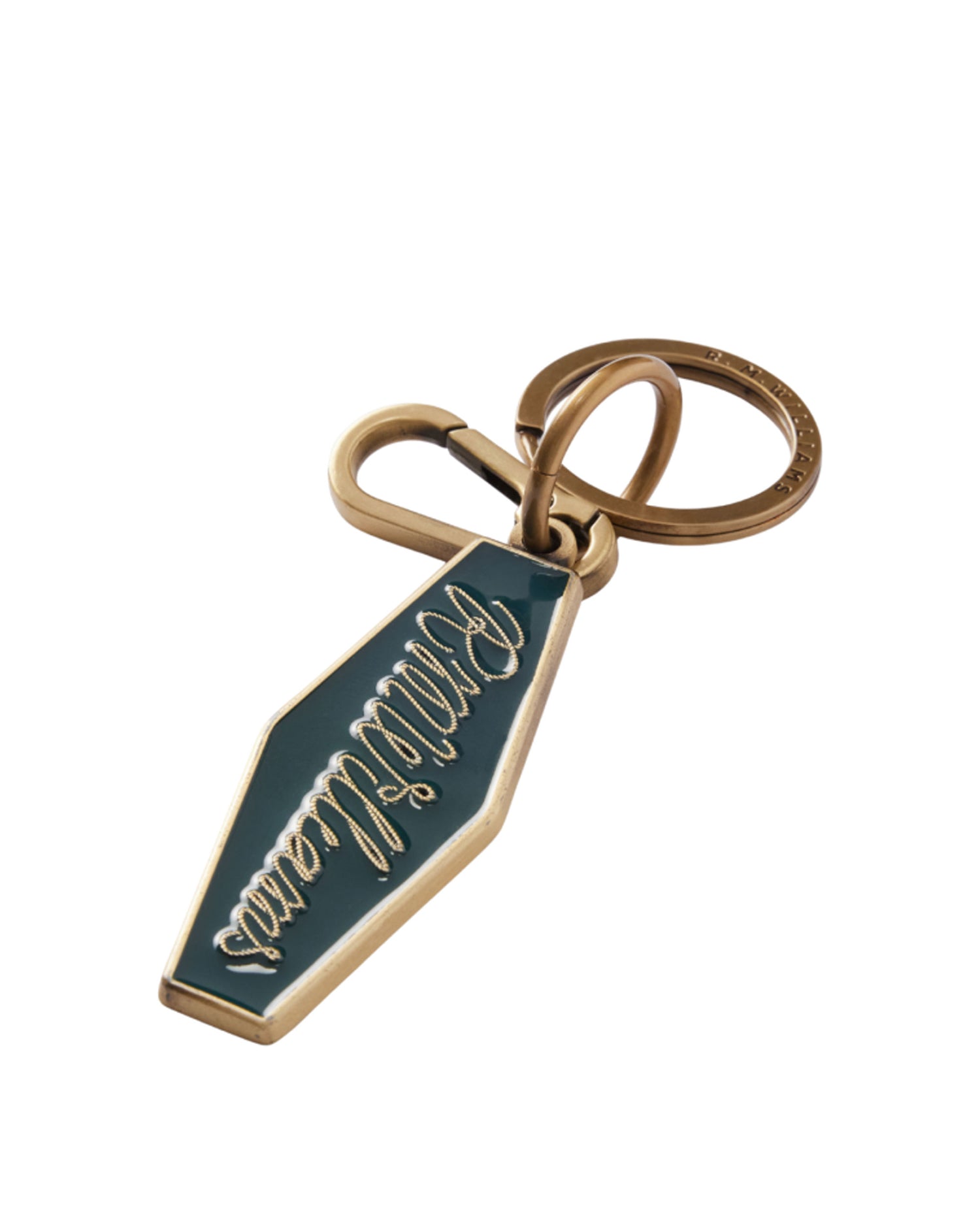 Rope Logo Enamel Keyring - Pine