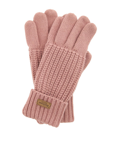 Saltburn Knitted Glove - Dusty Pink
