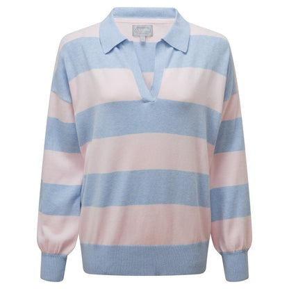 Roseland Jumper - Blush/Pale Blue