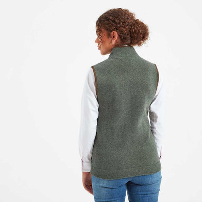 Orkney Merino Gilet - Cedar Green