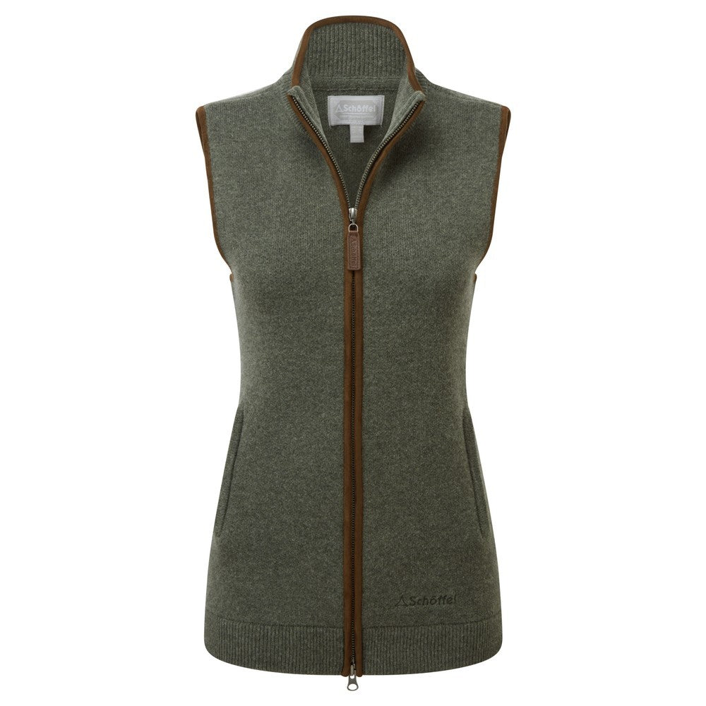 Orkney Merino Gilet - Cedar Green