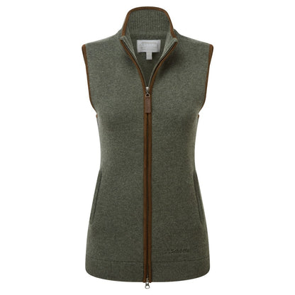 Orkney Merino Gilet - Cedar Green